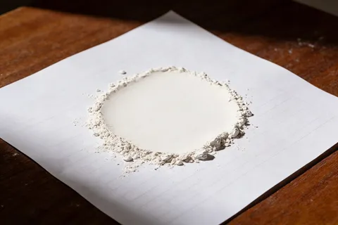 Kaolin is used as the adhesive