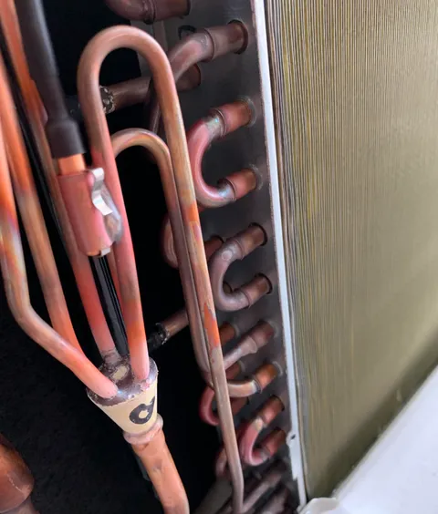 Air conditioning copper pipes