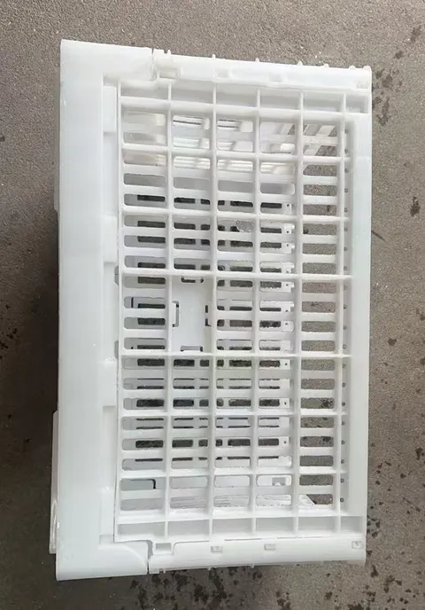 Fold the plastic frame