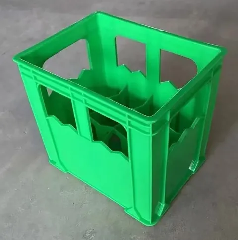 Green beer crates