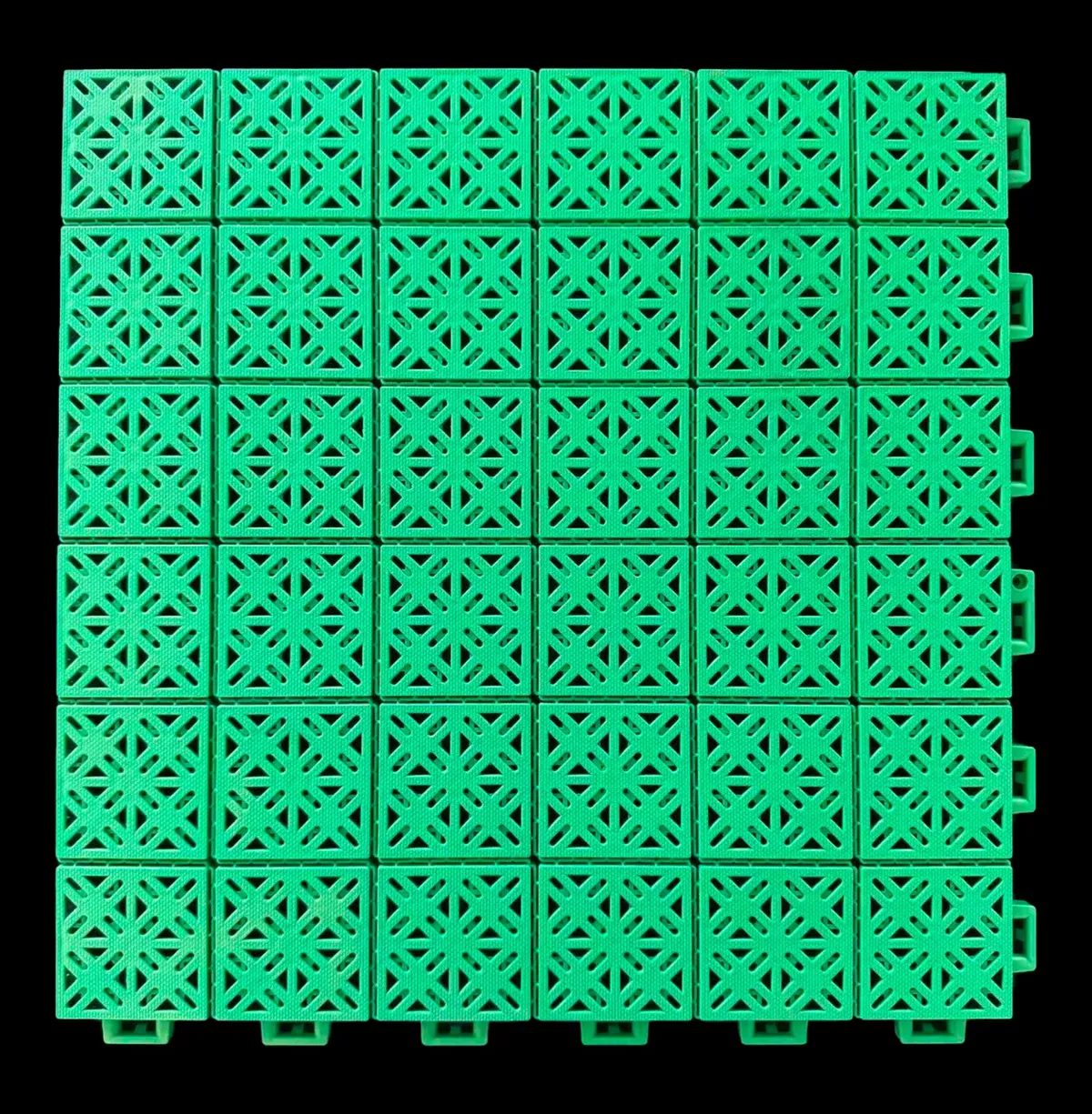 Lucky wide rice soft connection soft plastic sports floor