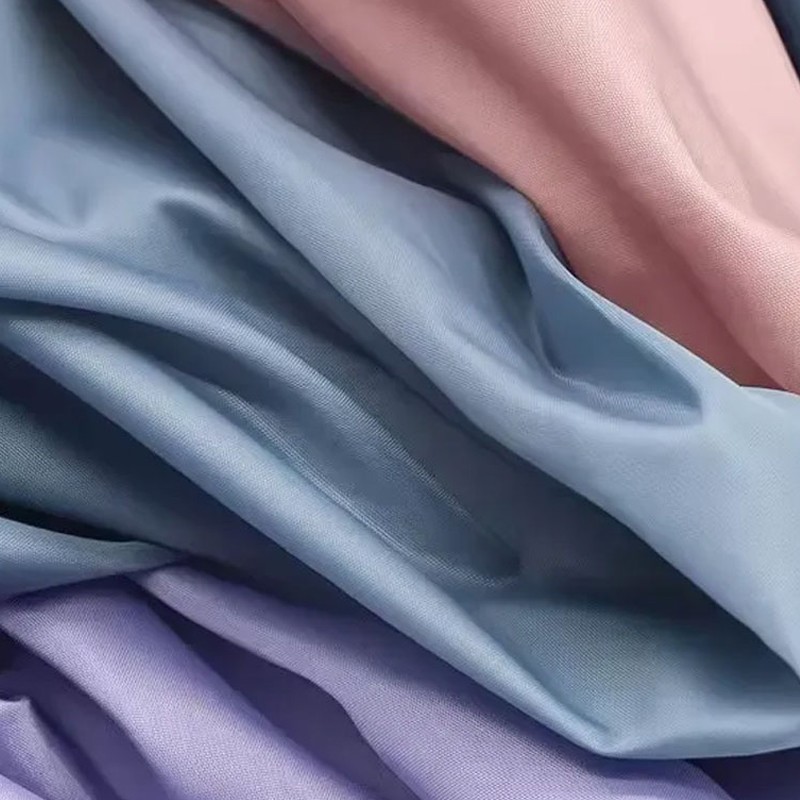 High Quality Recycled 100% Polyester Lining Fabric Soft Downproof Woven Microfiber Taffeta Fabric for blazer and Coat