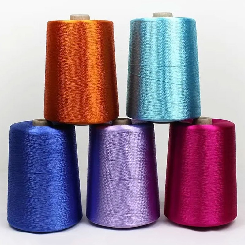 Bright Color 300D/60F 100% Viscose Rayon Filament Tube Yarn