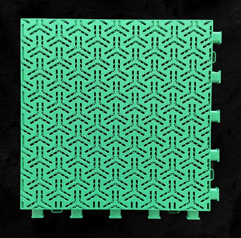 Herringbone Soft Plastic Sports Flooring