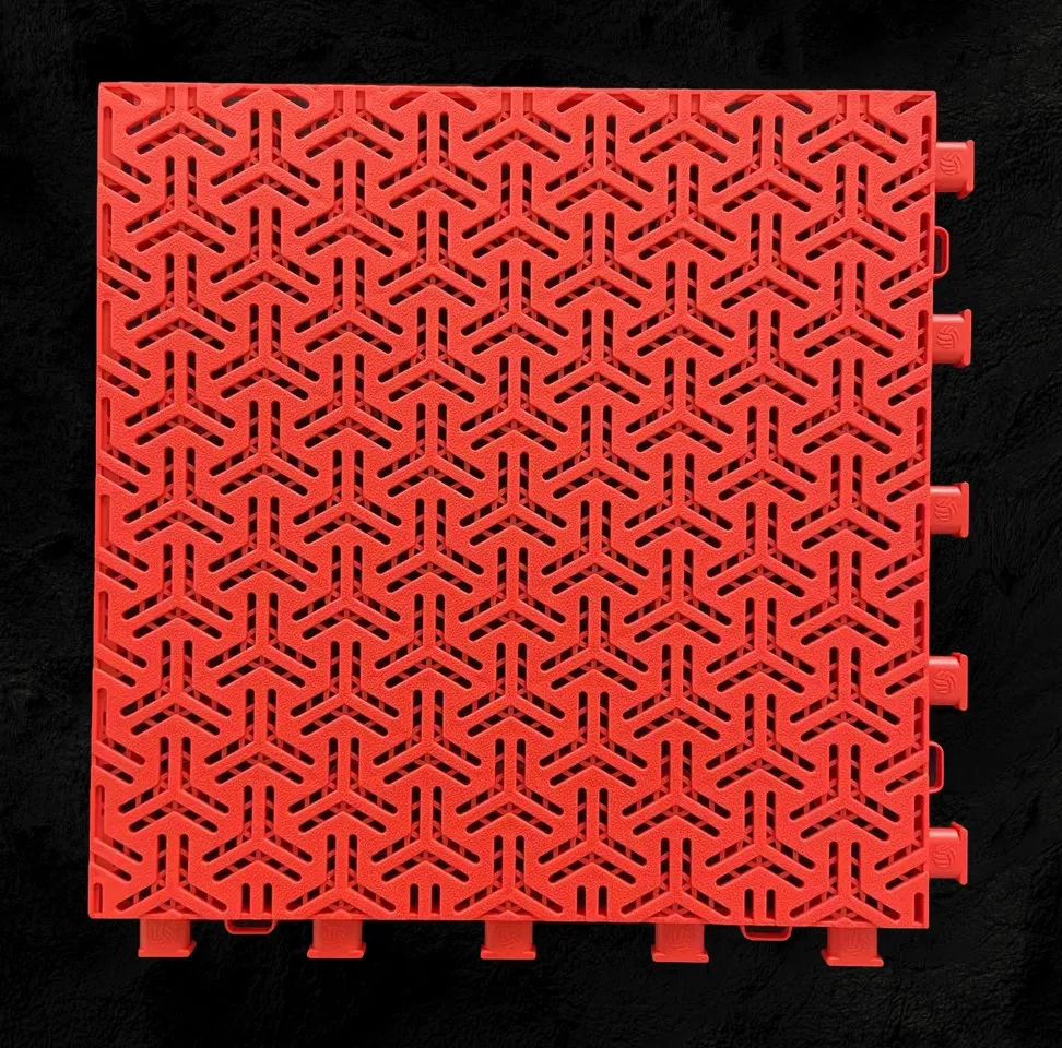 Herringbone Soft Plastic Sports Flooring