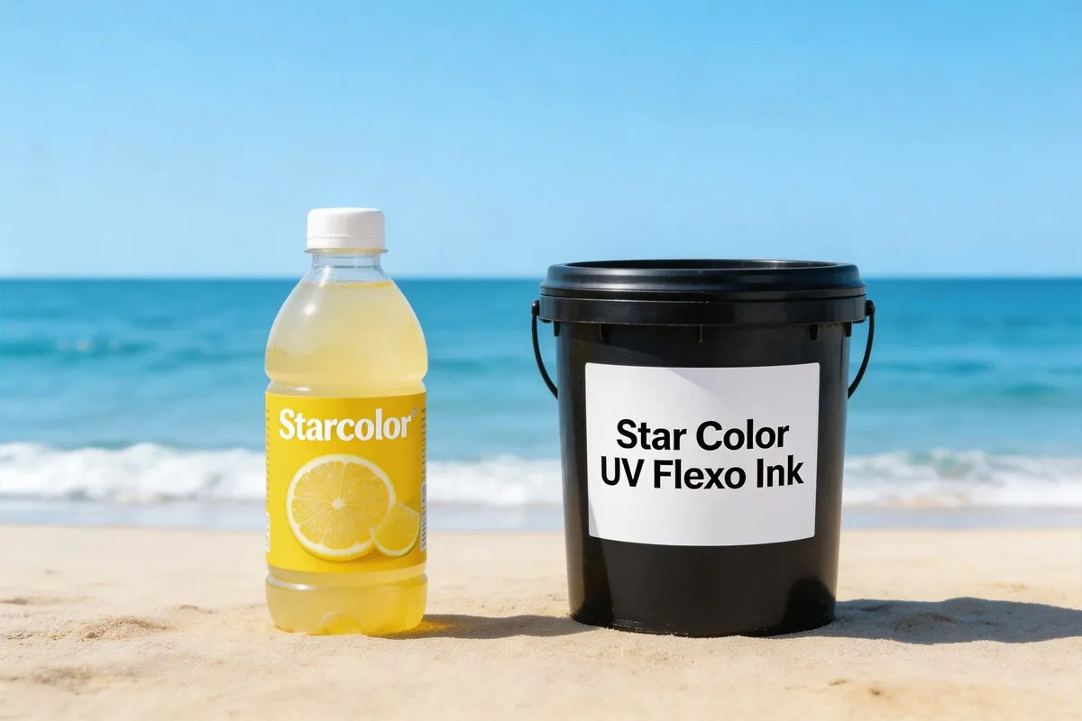 UV 경화 PE 기판 식품 안전 플렉소 포장 잉크
