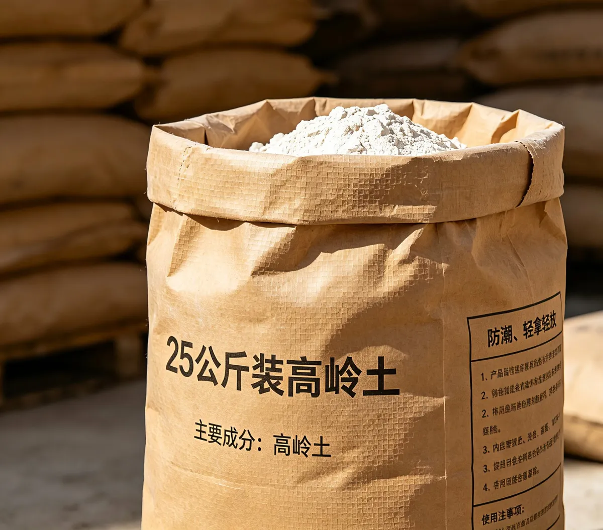 Natural Kaolin Powder White Kaolin For Industry