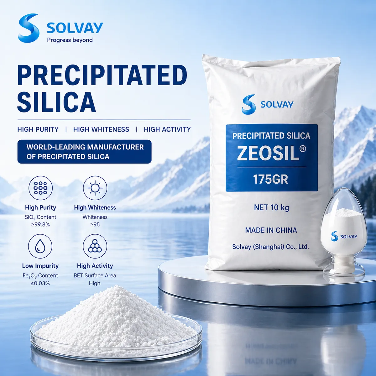 High-Purity Silica Powder for Industrial and Laboratory Use