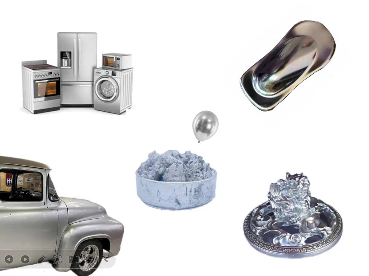 low VOC silver pigment water based alumininum paste for metallic paint ,plastic coating 