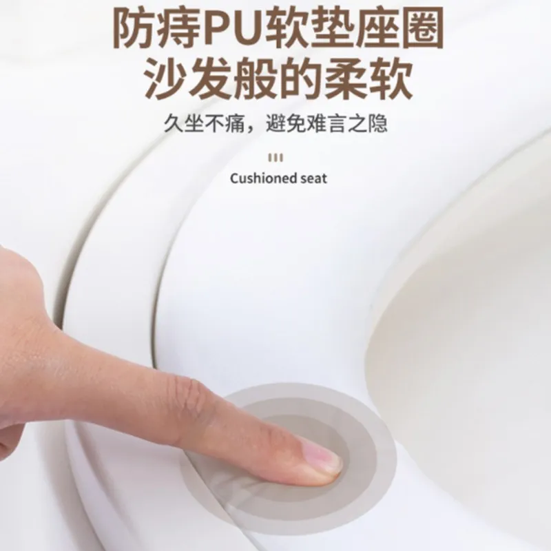 Automatic lifting toilet chair