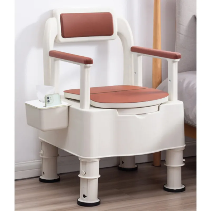 Automatic lifting toilet chair