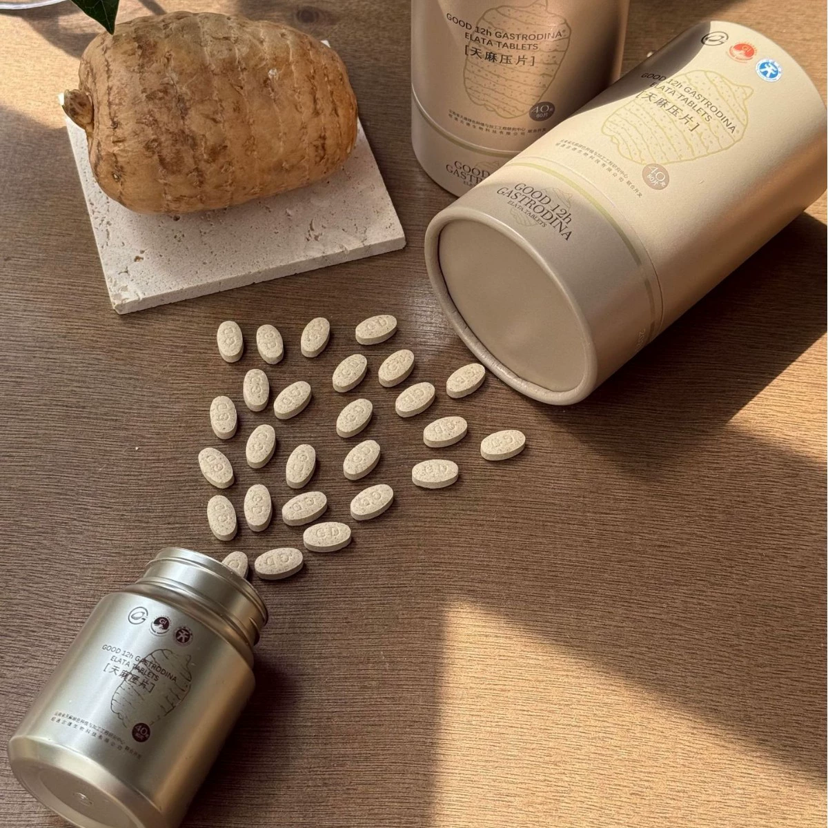 Gastrodia elata tablets