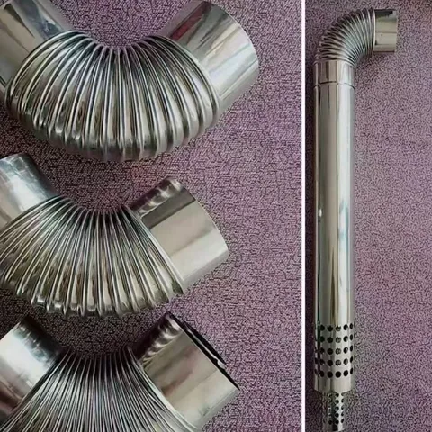 Stainless steel smoke exhaust pipe