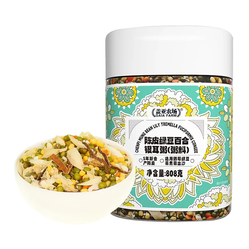 Chenpi Mung Bean Lily Porridge