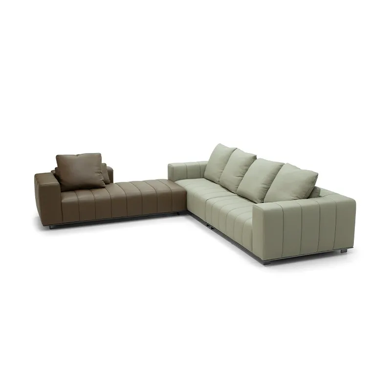 Piano key sofa-Fashionable and popular minimalist sofa with multi-module combination design is suitable for a variety of mansion spaces.