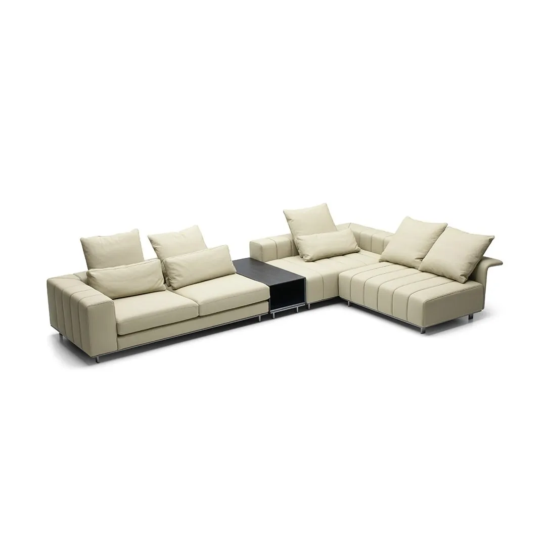 Piano key sofa-Fashionable and popular minimalist sofa with multi-module combination design is suitable for a variety of mansion spaces.