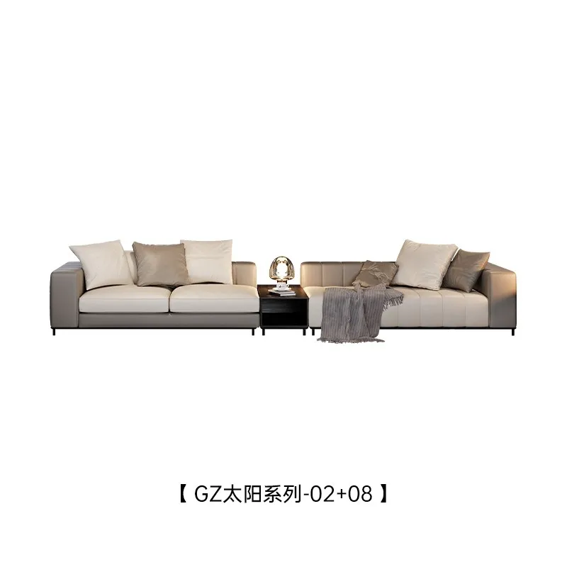 Piano key sofa-Fashionable and popular minimalist sofa with multi-module combination design is suitable for a variety of mansion spaces.