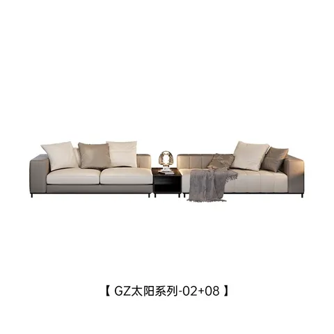 Piano key sofa-Fashionable and popular minimalist sofa with multi-module combination design is suitable for a variety of mansion spaces.