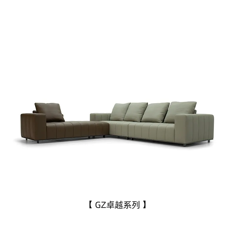 Piano key sofa-Fashionable and popular minimalist sofa with multi-module combination design is suitable for a variety of mansion spaces.