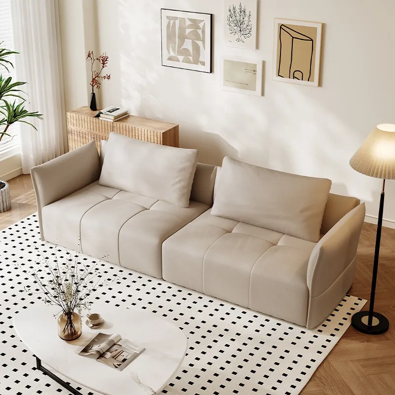 Chestnut sofa-Stylish and Simple Minimalist Sofa