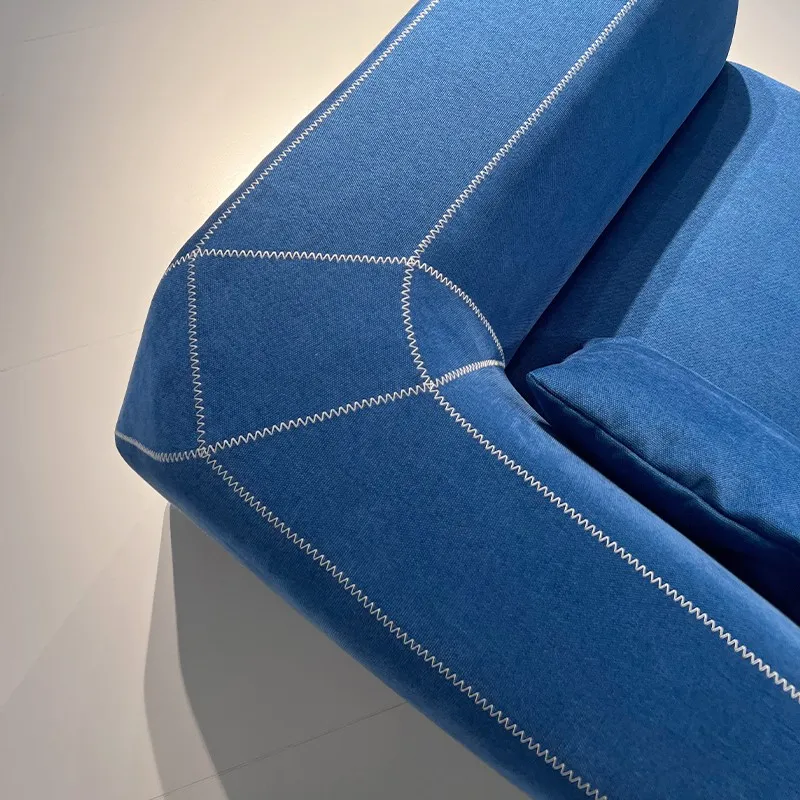 Baseball Sofa-Geometric Simplicity