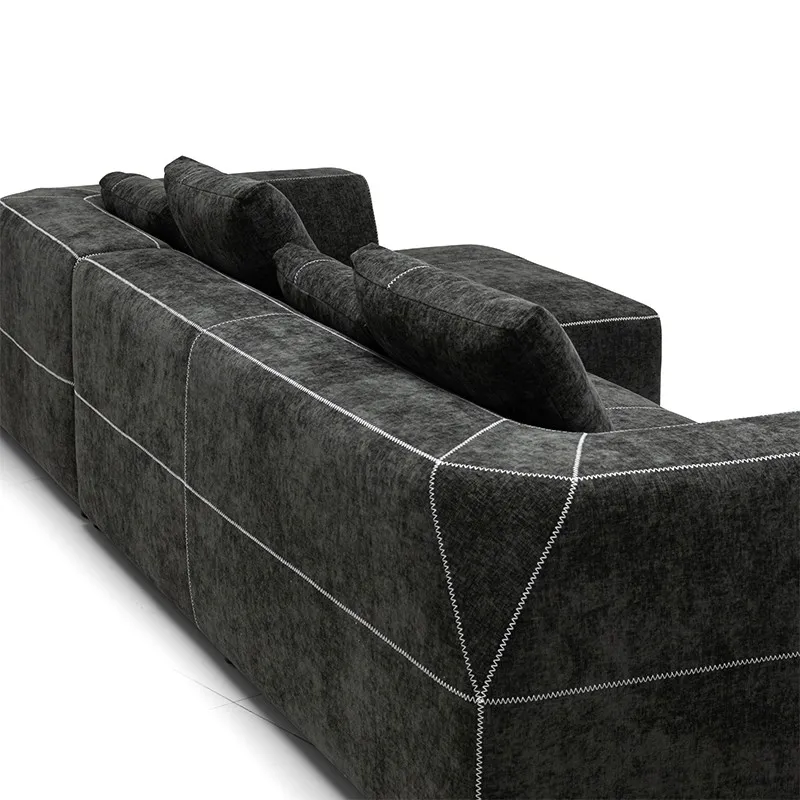 Baseball Sofa-Geometric Simplicity