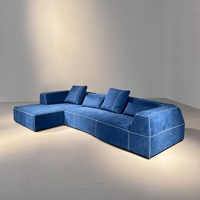 Baseball Sofa-Geometric Simplicity