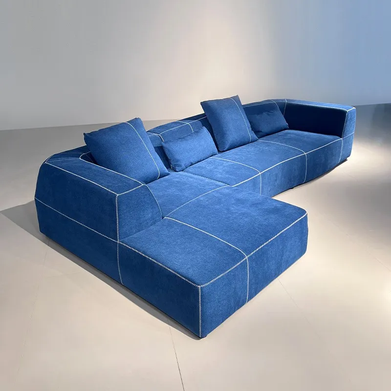 Baseball Sofa-Geometric Simplicity