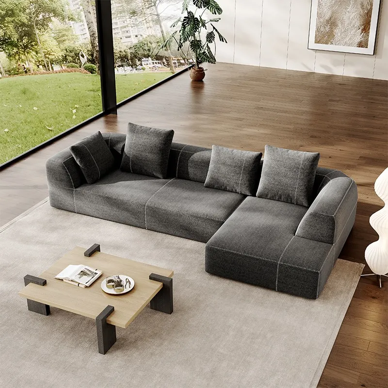Baseball Sofa-Geometric Simplicity