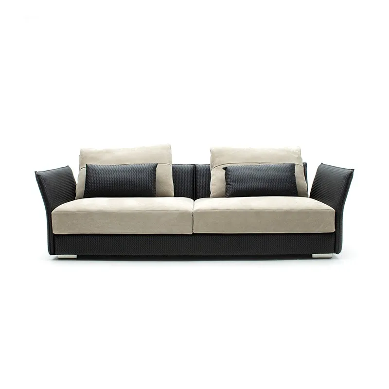 Football sofa-Earth tone neutral tone sofa