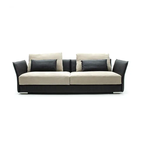 Football sofa-Earth tone neutral tone sofa