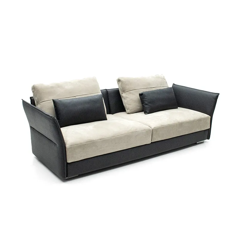 Football sofa-Earth tone neutral tone sofa