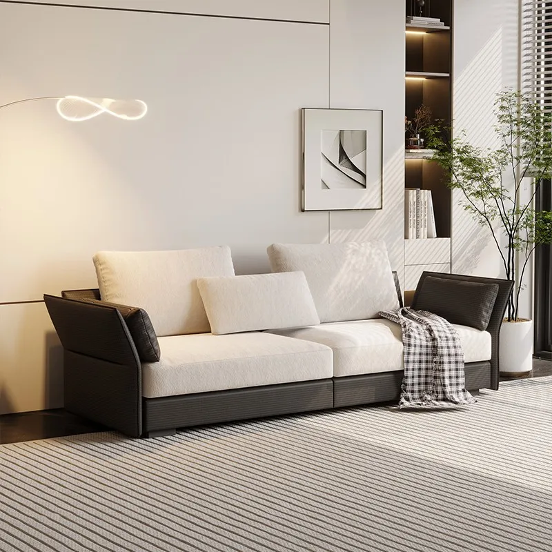 Football sofa-Earth tone neutral tone sofa