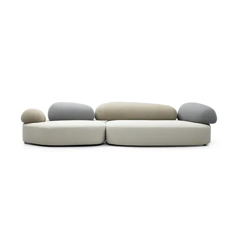 Gravel sofa-Mid-Minimalist contemporary modular sofa