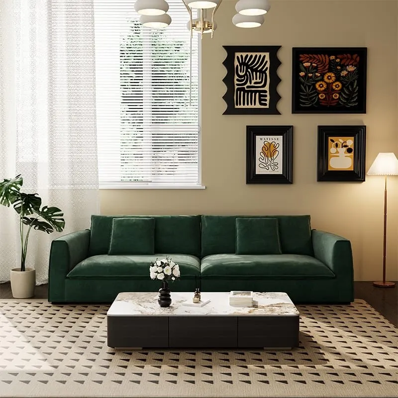 Farlefu Sofa-Mid-century minimalist sofa