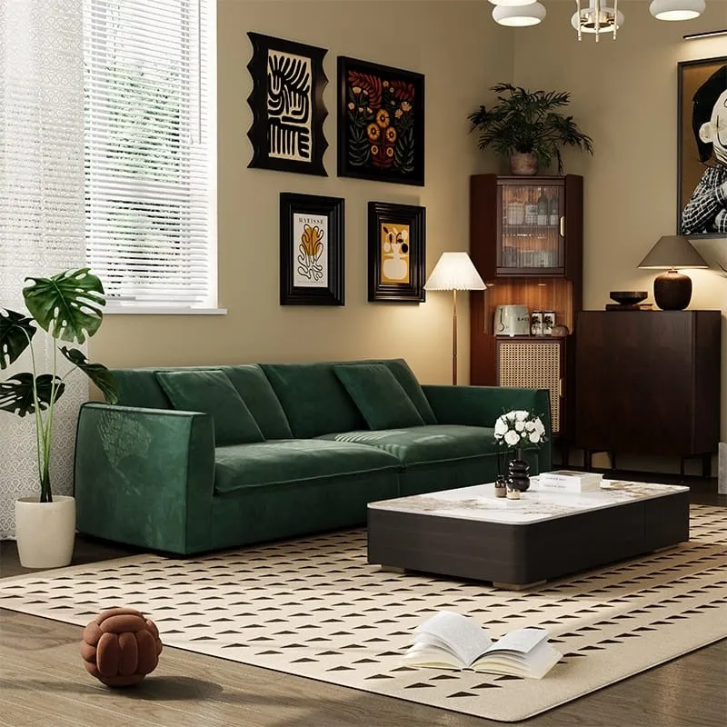 Farlefu Sofa-Mid-century minimalist sofa