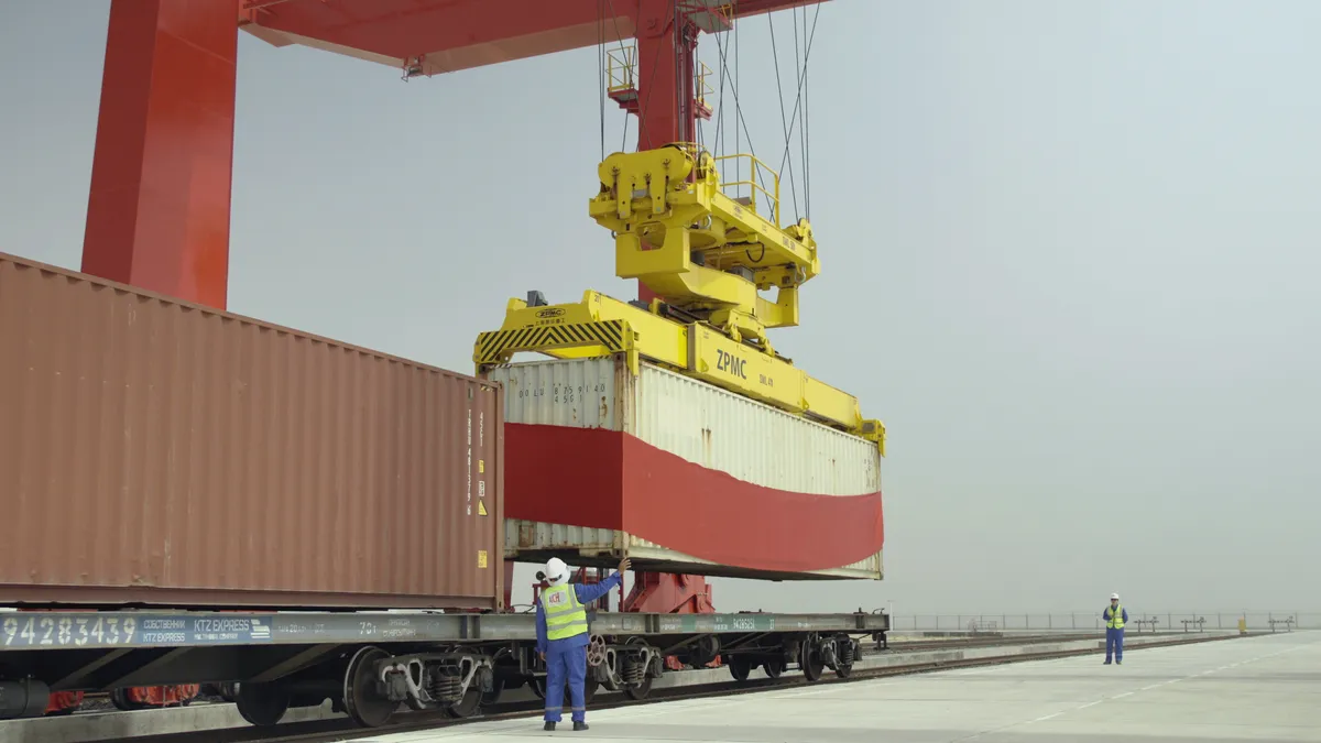 Connecting the Caspian Sea logistics corridor | Phase one of Kazakhstan's Aktau Port container hub begins operation