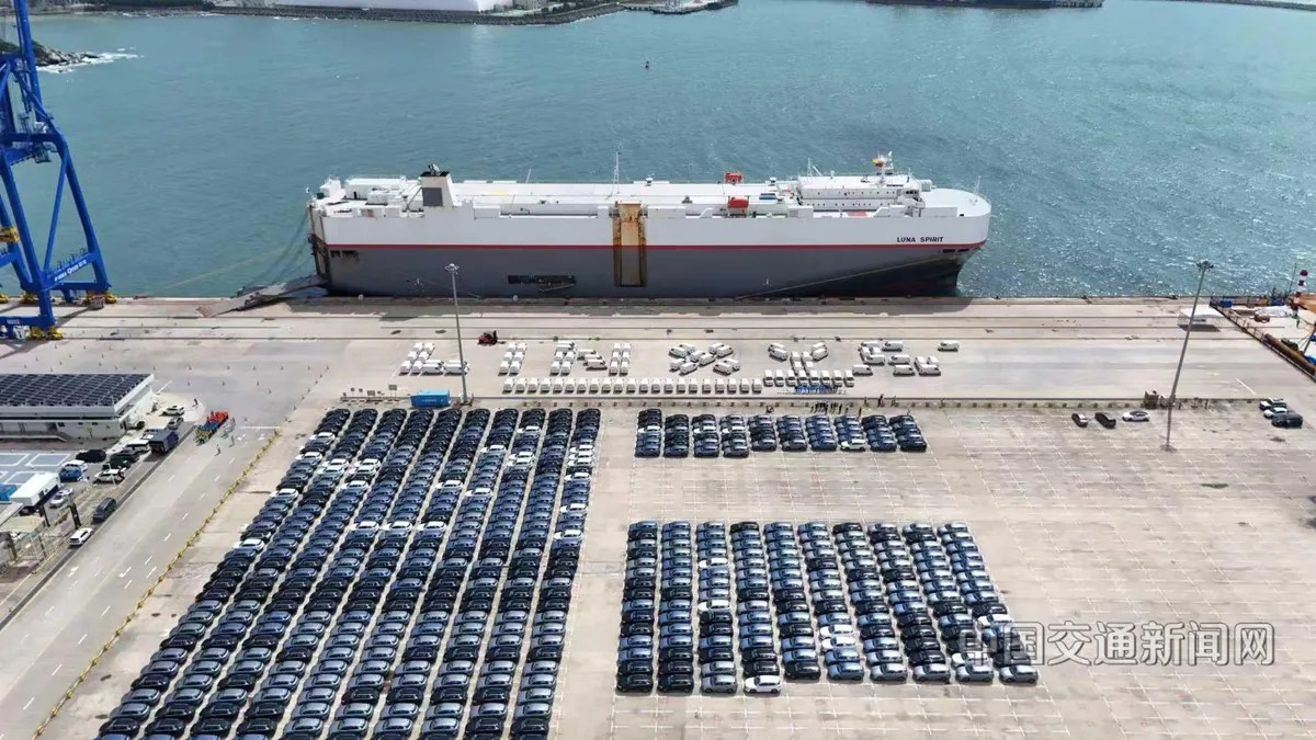 Xiaomo Port Completes Shenzhen's First Ro-Ro International Transshipment Operation