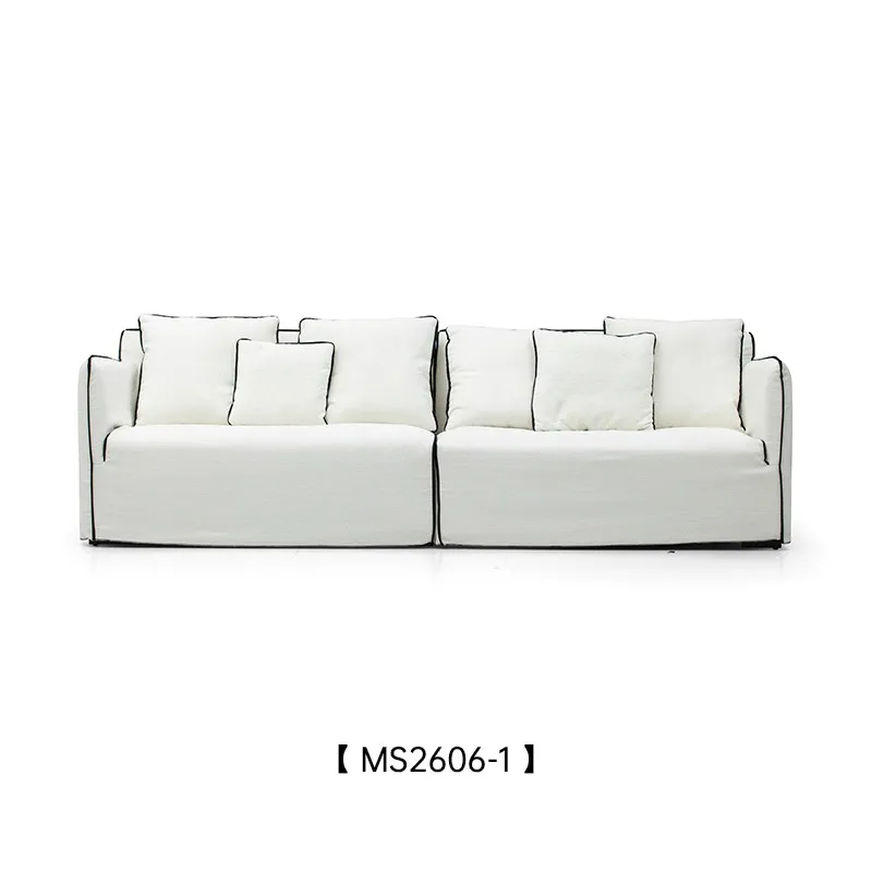 Anno Sofa-Comfortable and soft linen sofa