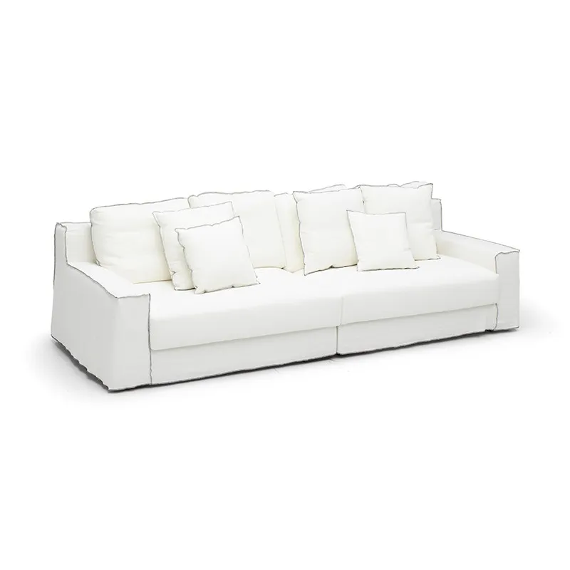 Cloud Yunshu Sofa-Comfortable and soft linen sofa