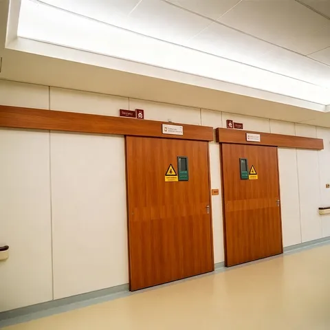 Electric safety door (model: HK-FZT) is suitable for departments such as radiology and nuclear medicine.