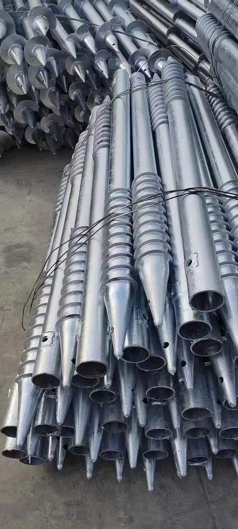 Hot-dip galvanized ground pile / anchor