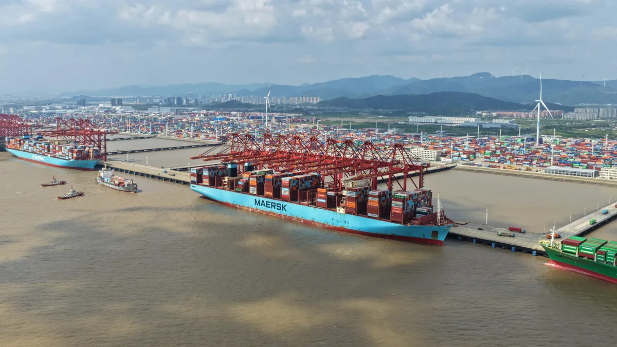 El tiempo de espera de los buques portacontenedores en el puerto de Ningbo-Zhoushan ha vuelto a niveles normales.