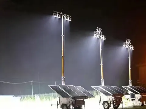 AJB-Mobile Solar Light Tower