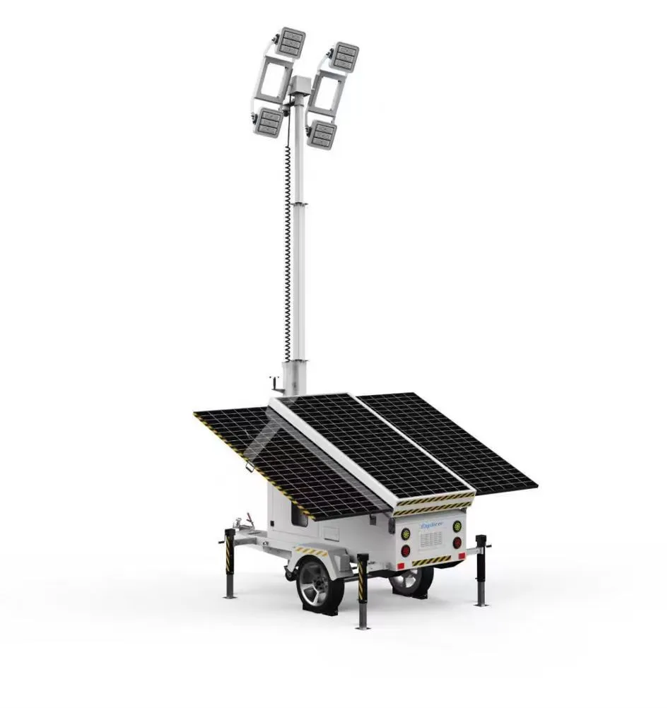 AJB-Mobile Solar Light Tower