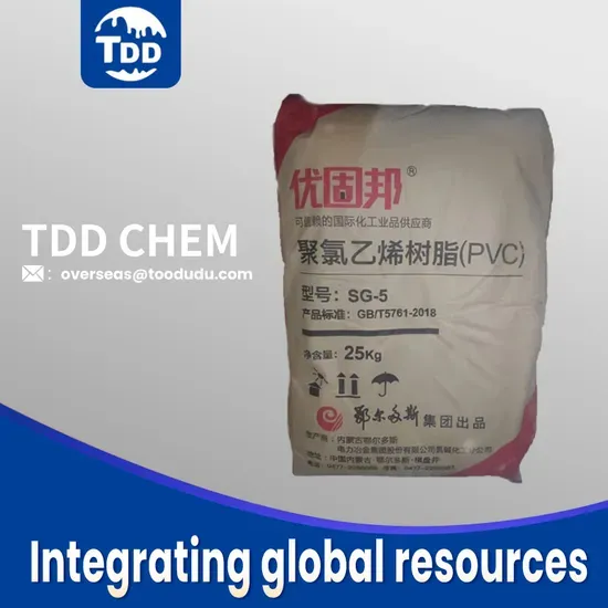 Erdos K65 Polyvinyl Chloride Sg-5 Carbide-Based PVC Resin Powder