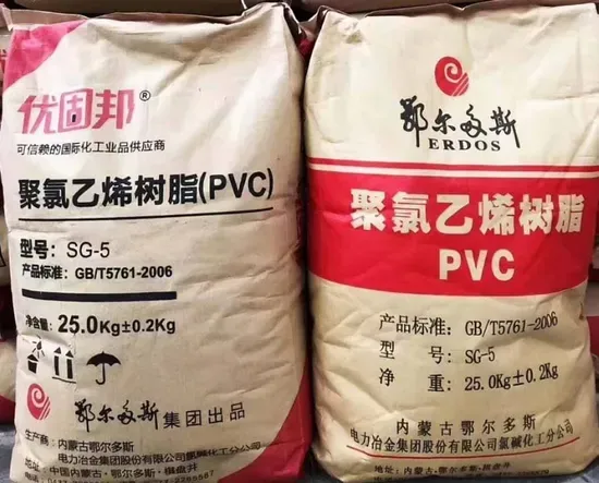 Erdos Chemical Polyvinyl Chloride Resin PVC Resin SG-5