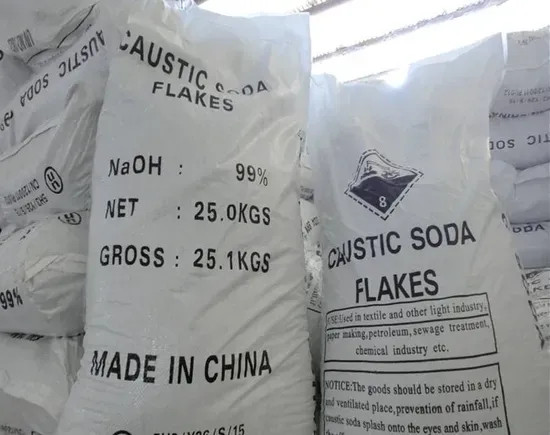 Industrial Grade White Caustic Soda Flakes 99%