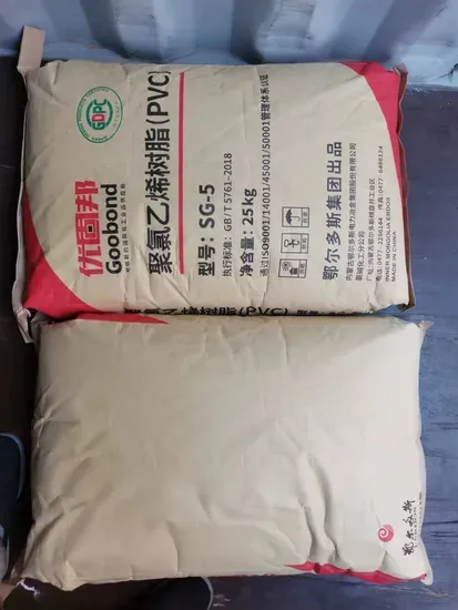 Erdos Chemical Polyvinyl Chloride Resin PVC Resin SG-5