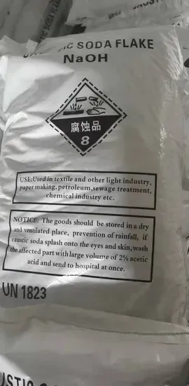 Caustic Industrial Grade White Flaky Solid 99% Naoh Soda Flakes